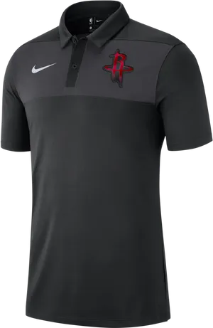 Houston Rockets Nike Polo Shirt PNG Image