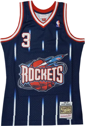 Houston Rockets Vintage Jersey Number3 PNG Image