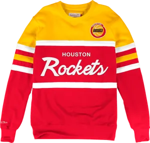 Houston Rockets Vintage Sweatshirt PNG Image