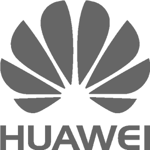 Huawei Logo Blue Background PNG Image