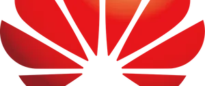 Huawei Logo Red Flower PNG Image