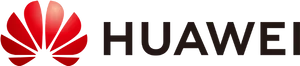 Huawei Logo Red Flower Design PNG Image