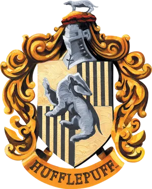 Hufflepuff House Crest PNG Image