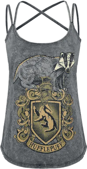 Hufflepuff House Tank Top PNG Image