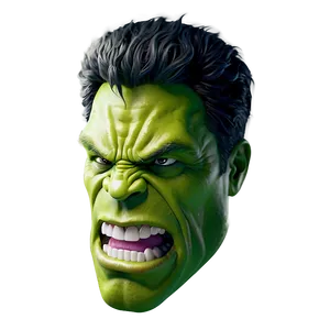 Hulk Face Emoji Png 32 PNG Image