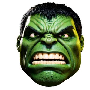 Hulk Face Emoji Png Liv56 PNG Image