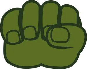 Hulk Fist Logo PNG Image