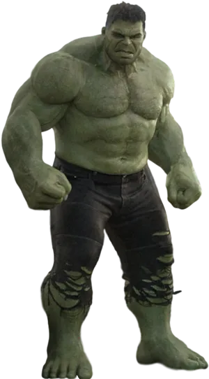 Hulk Standing Pose Avengers PNG Image