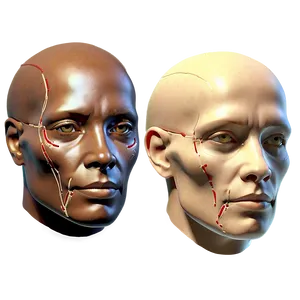 Human Head For Anatomy Study Png Tny98 PNG Image