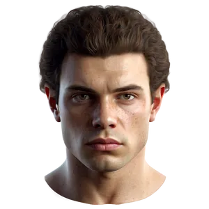 Human Head Front View Png Foj PNG Image