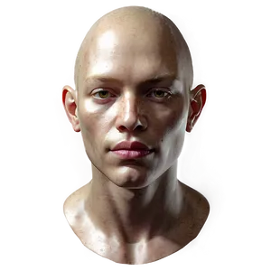 Human Head With Facial Features Png Skl PNG Image