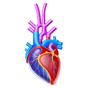 Human Heart Anatomy Diagram Png Vfn PNG Image