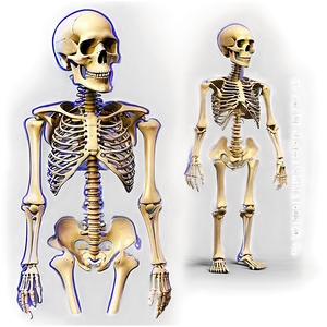 Human Skeleton With Labels Png Eid56 PNG Image