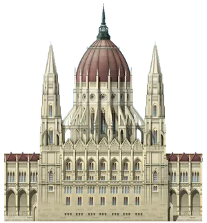 Hungarian Parliament Building Budapest PNG Image