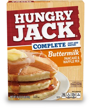 Hungry Jack Buttermilk Pancake Mix Box PNG Image