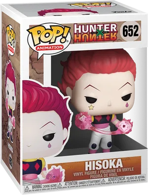 Hunter X Hunter Hisoka Funko Pop652 PNG Image