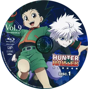 Hunter X Hunter Vol9 Disc1 Gonand Killua PNG Image