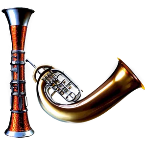 Hunting Horn Design Png 06132024 PNG Image