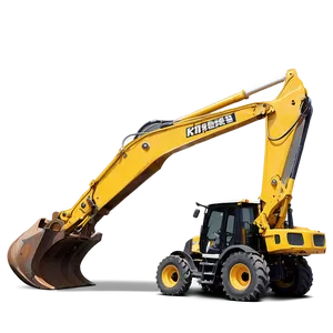 Hydraulic Backhoe Machinery Png Kkg PNG Image