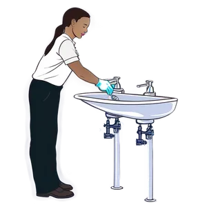 Hygiene Hand Washing Procedure Png Tmq PNG Image