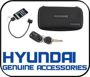 Hyundai Genuine Accessories Collage PNG Image