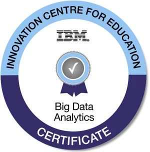 I B M Big Data Analytics Certificate PNG Image