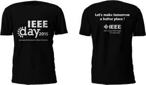 I E E E Day2015 T Shirt Design PNG Image