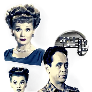 I Love Lucy Classic Show Png 06242024 PNG Image