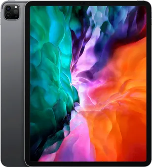 I Pad Pro Colorful Display Wallpaper PNG Image