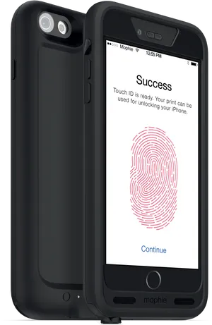 I Phone Touch I D Success Screen PNG Image