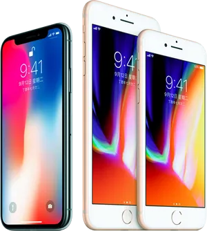 I Phone Xand Previous Models Comparison PNG Image