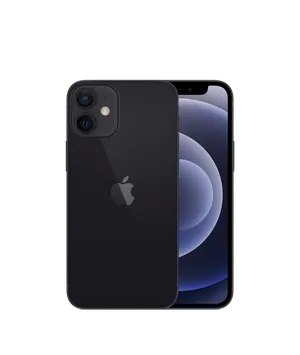 I Phone12 Black Model Presentation PNG Image