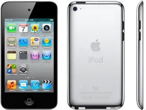 I Pod Touch Generation Front Back Side Views PNG Image