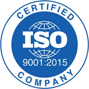 I S O90012015 Certified Company Seal PNG Image