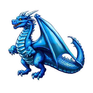 Ice Blue Dragon Drawing Png 97 PNG Image