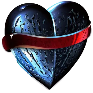 Ice Blue Heart Symbol Png Jfe94 PNG Image