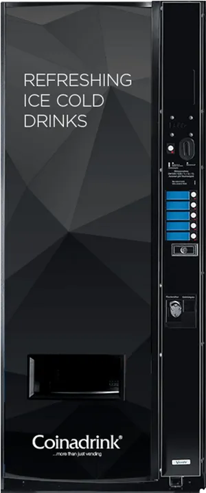 Ice Cold Drink Vending Machine PNG