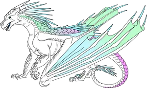 Ice Wing Dragon Wings Of Fire PNG Image