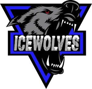 Ice Wolves_ Team_ Logo PNG Image