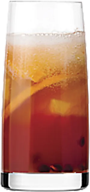 Iced Cold Drinkin Glass PNG Image