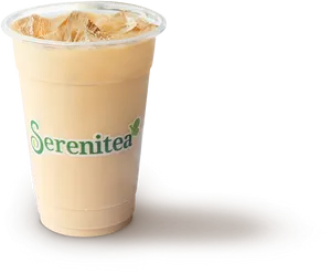 Iced Serenitea Spill PNG Image