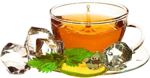 Iced Tea Preparation PNG Image