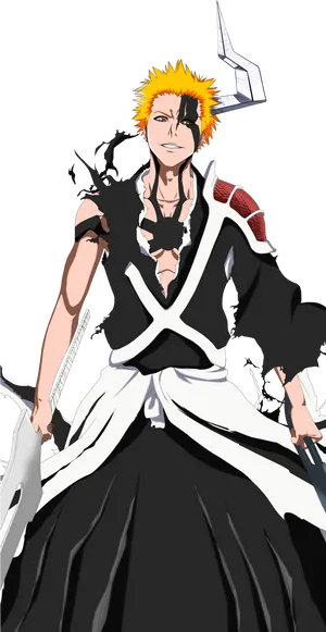 Ichigo Kurosaki Bleach Anime PNG Image