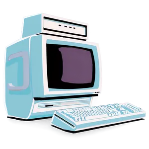 Iconic 90s Home Computer Png Hcn24 PNG Image