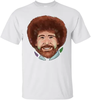 Iconic Afro Portrait Tshirt Design PNG Image