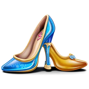 Iconic Cinderella Glass Shoe Png Ptb PNG Image