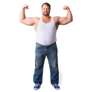 Iconic Dad Bod Pose Png 8 PNG Image