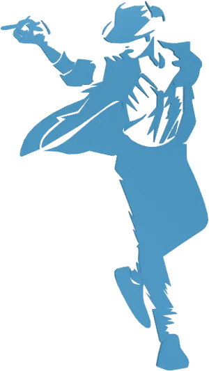 Iconic Dance Pose Silhouette PNG Image