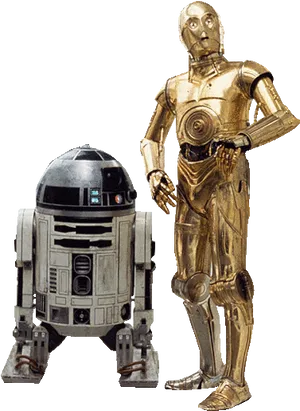 Iconic Droid Duo Star Wars PNG Image