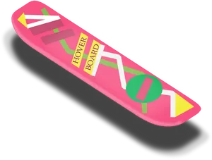 Iconic Hoverboard Graphic PNG Image